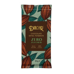 Tavoletta Cioccolato Fondente - Zero Zuccheri 60% Cacao - Dulciar - 80 g