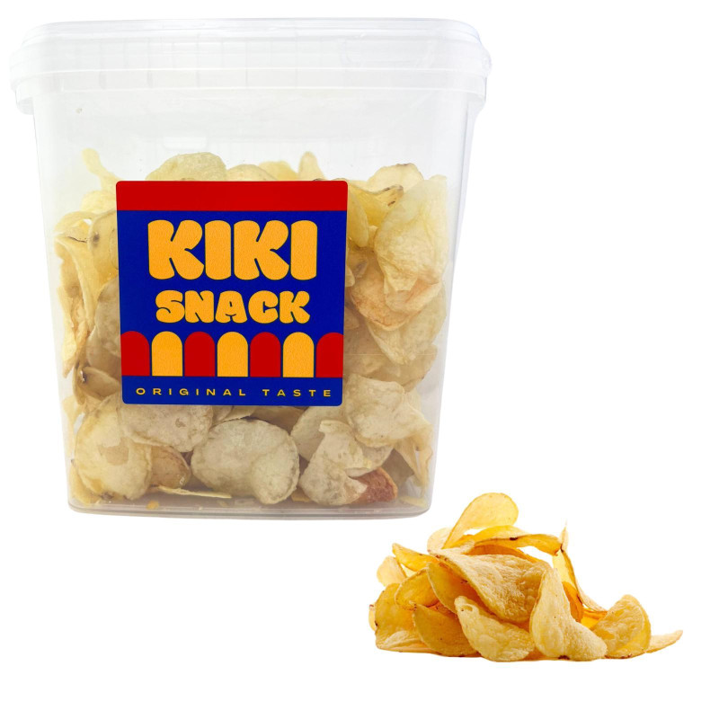 Patatine Classiche - Snack Aperitivo - Kiki Snack - Secchiello da 500 g