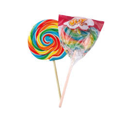 Rainbow Lollopop Swirl - Joygum- Lecca Lecca - Box Espositore 12 pezzi da 100 g