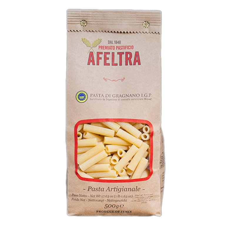 Pasta di Gragnano I.G.P. - Afeltra - Zito Corto Rigato - Grano Misto -  500 gr