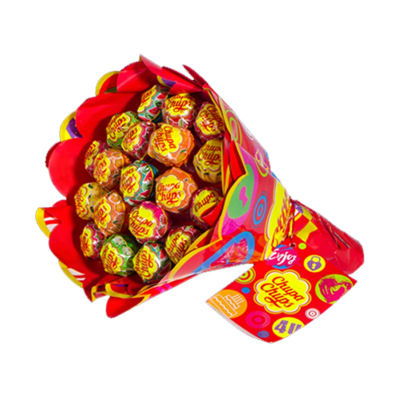 Lecca Lecca Chupa Chups - Flower Bouquet Lollipop - 19 Pezzi