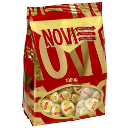 Ovetti Novi - Nocciolato Gianduia - Cioccolato Gianduia - Busta da 1 Kg