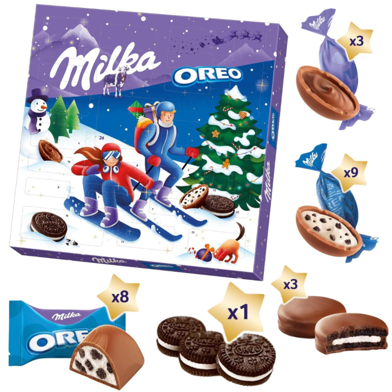 Calendario Avvento - Milka - Natale - Confezione da 284 g