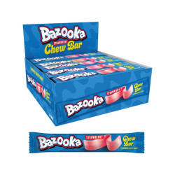 Caramelle Gommose - Cinture Gusto Fragola - Bazooka - 60 Pezzi