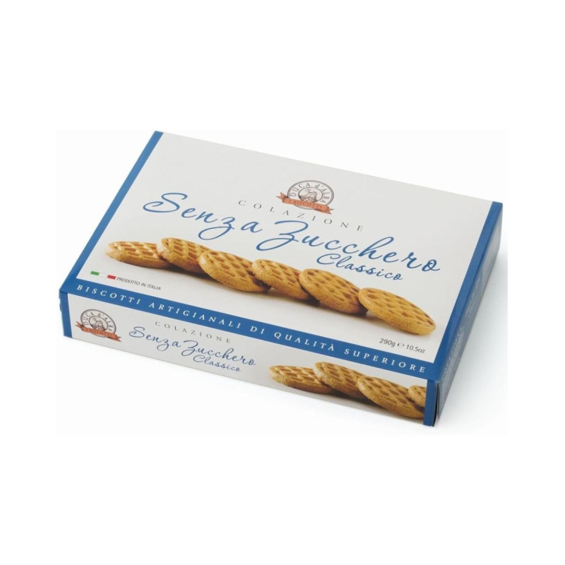 Biscotti Duca D'alba- Biscotti Senza Zucchero - Classico - Pacco da 290 g