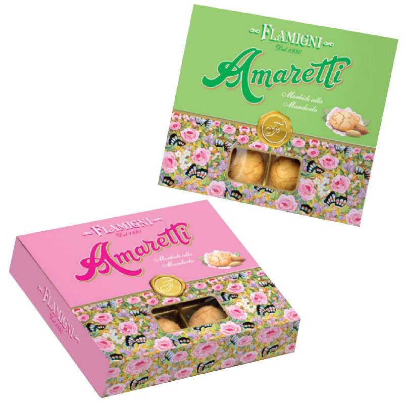 Amaretti Morbidi alla Mandorla - Flamigni - Box da 215 g