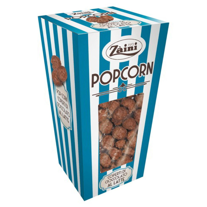 Pop Corn - Zaini - Coperti di Cioccolato al Latte - Box da 130 g