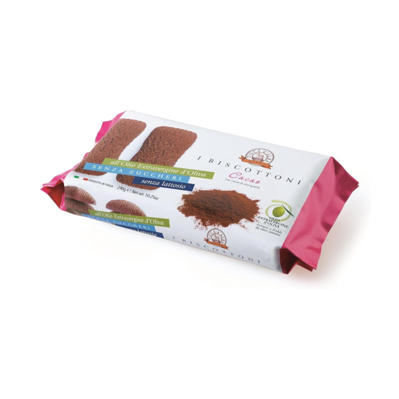 Biscotti Duca D'alba - Biscottoni Senza Zucchero - Cacao - Pacco da 290 g