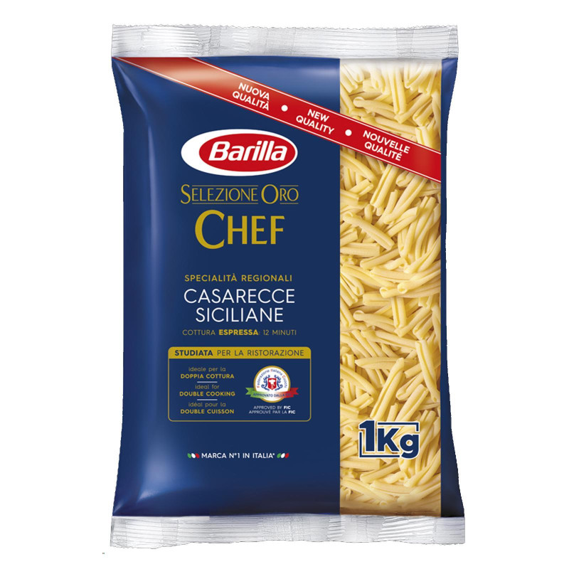 Pasta Barilla - Selezione Oro Chef - Casarecce Siciliane - 1 Kg