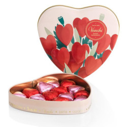 Cioccolatini Venchi - Confezione Regalo - Cuore In Latta San Valentino - 150 g