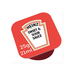 Salsa Sweet & Sour - Heinz - Salsa Agrodolce - Monoporzione Dip Pots - 25 g - 100 Pezzi