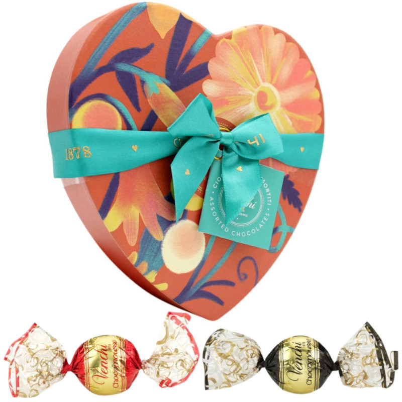 Cioccolatini Venchi - Confezione Regalo Cuore Flora - 230 g