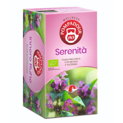 Tisana Biologica Pompadour - Serenità - Melissa e Valeriana - 20 Filtri