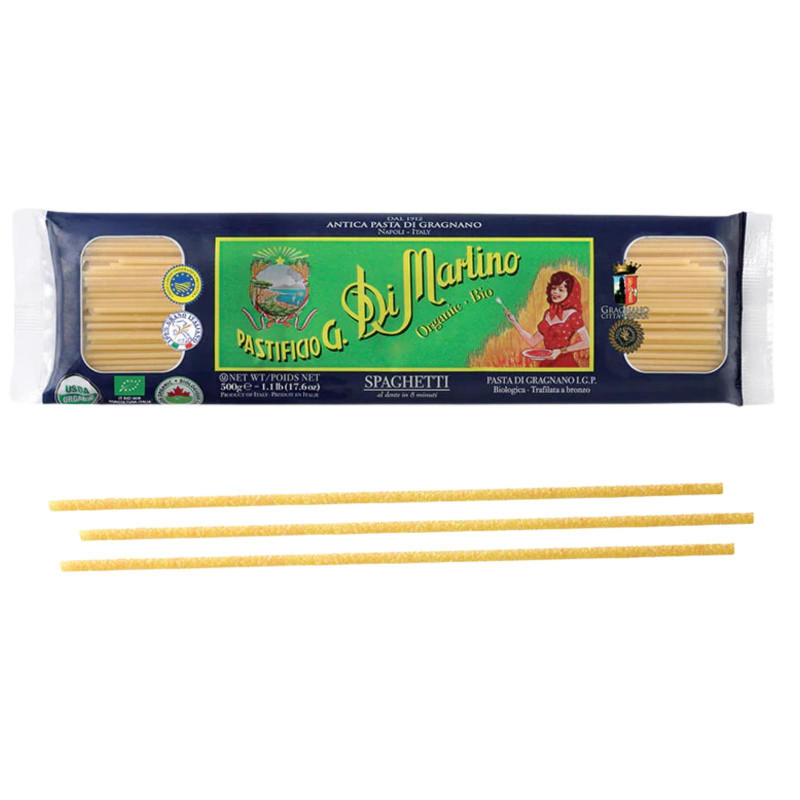 Pasta Di Martino Bio - Pasta Lunga Biologica - Spaghetti N° 3  - Pacco da 500 g