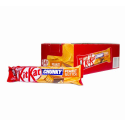 Barretta di Cioccolato al Latte - Kit Kat Chunky Peanut Butter - 24...