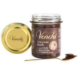 Crema Spalmabile Venchi - Nocciole Dark - Cioccolato Fondente - 200 g