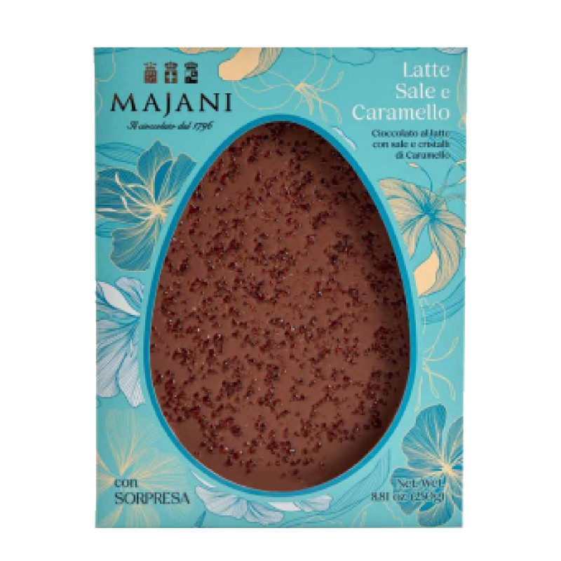 Plato' Cioccolato Majani - Cioccolato al Latte e Caramello Salato - 250 g