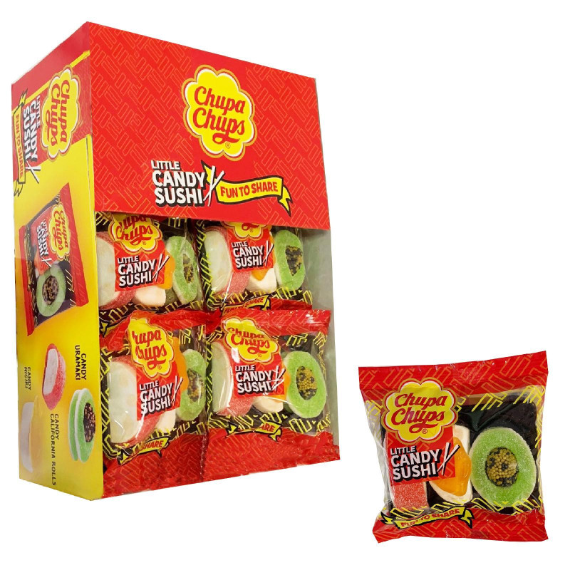 Caramelle Gommose - Chupa Chups - Mini Sushi - 24 x 40 g