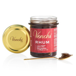 Crema Spalmabile Venchi - Rhum - Cioccolato Fondente - 200 g