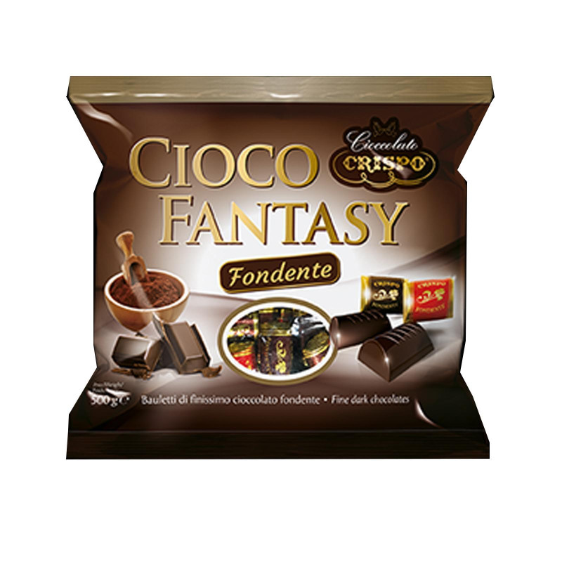 Cioccolatini Fondente -  Crispo - Cioco Fantasy Fondente - 500 gr