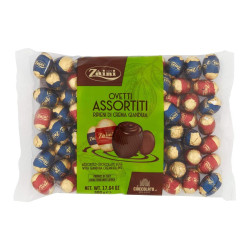 Ovetti Zaini - Ovetti Assortiti - Cioccolato al Latte e Fondente - Busta da 500 gr