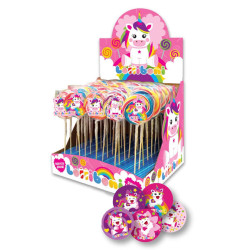 Unicorn - Spiral Color Girandole Unicorn - Joygum- Lecca Lecca -...