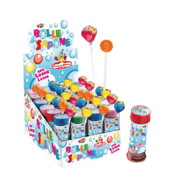 Bolle di Sapone - Candy Toys - Casa Del Dolce - Con Lecca Lecca - Espositore da 24 pz