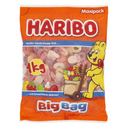 Caramelle Gommose - Haribo - Ciucciotti Frizzanti Zuccherati - Gusto Frutta - Busta da 1 Kg