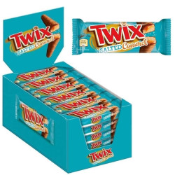 Barretta Cioccolato - Twix - Biscotto al Caramello Salato - Twin...