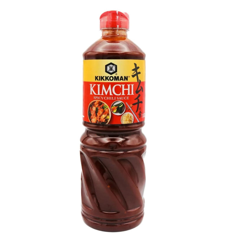 Salsa Piccante - Kikkoman - Kimchi - Spicy Chili Sauce - Bottiglia Pet 1180 g