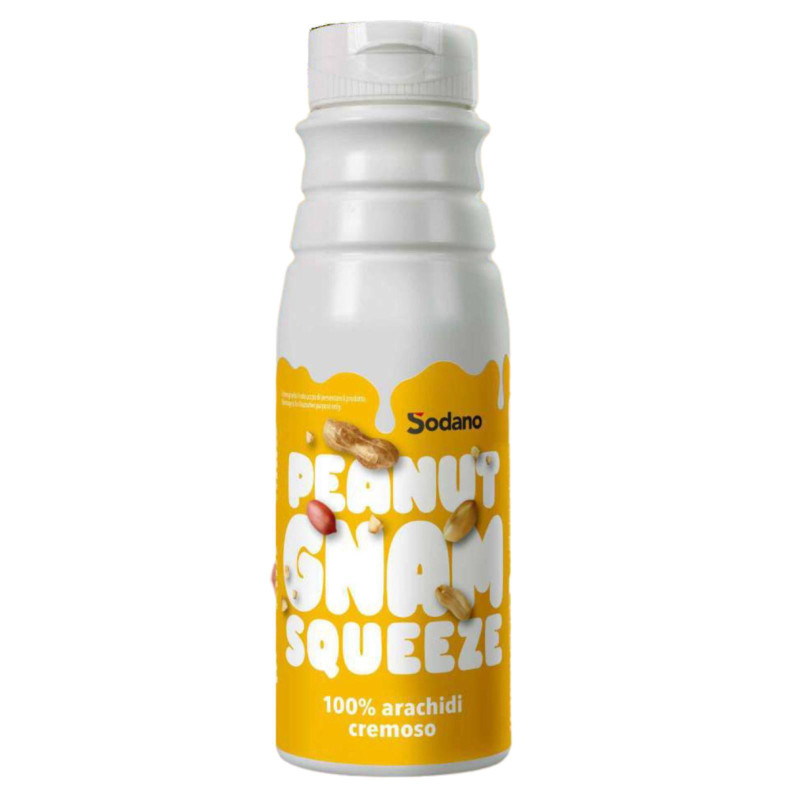 Burro D'Arachidi - Sodano - Peanut Gnam - 100% Arachidi Cremoso - Squeeze da 300 g