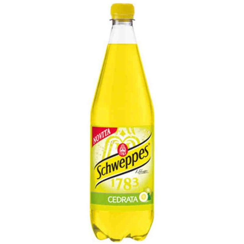 Bibita Frizzante - Schweppes - Cedrata - 6 Bottiglie da 1 Litro