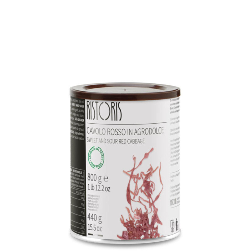 Cavolo Rosso in Agrodolce - Ristoris - Latta da 800 g