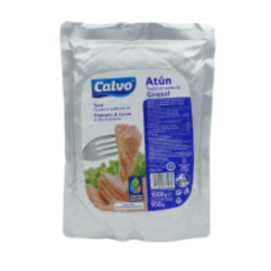 Tonno in Busta - All'olio di Girasole - Calvo - Busta da 1 kg