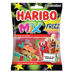 Caramella Gommose alla Frutta - Haribo - Frizzi Mix - 30 Bustine da 90 g