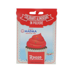 Colorante Alimentare in Polvere - Madma - Rosso - 10 Bustine da 5 g