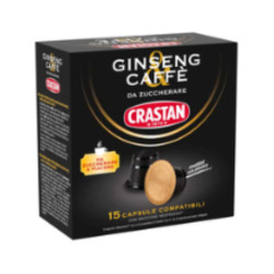 Ginseng & Caffè in Capsule - Crastan - Compatibili con Nespresso - 15 Capsule