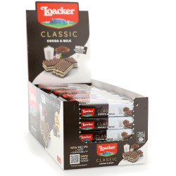 Biscotti Wafer Loacker - Cacao & Milk - Latte e Cacao - 25 Pezzi da...