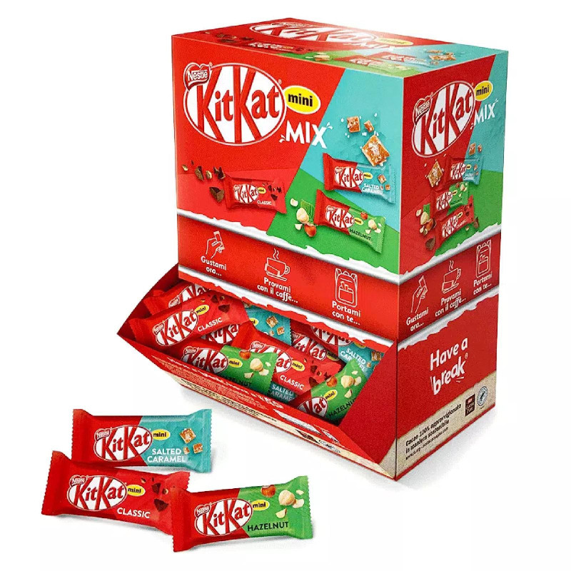 Barrette di Cioccolato - Kit Kat - Mini Mix - Marsupio 1,3 Kg