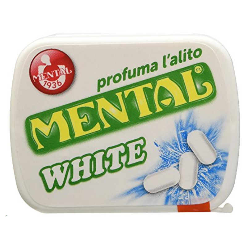 Pastiglie Mental - Mental White - Caramelle - 24 Pacchetti da 17 gr