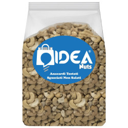 Anacardi Tostati - Idea Nuts - Busta da 1 kg - Sgusciati Non Salati