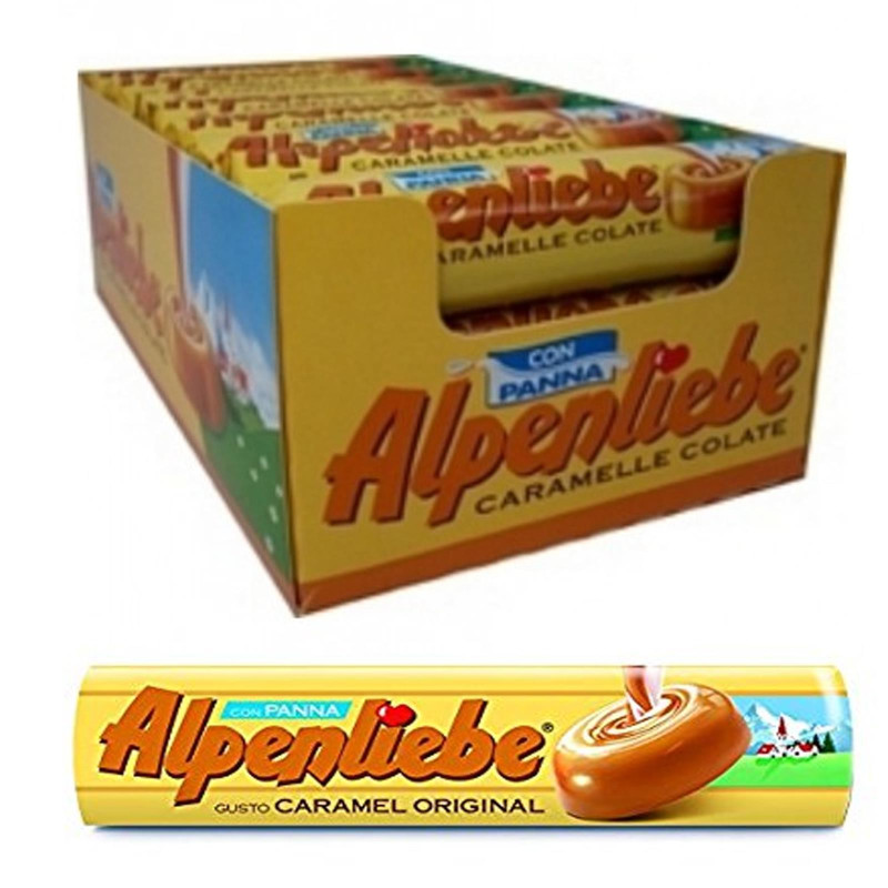 Caramelle Alpenliebe - Caramello con Panna - 24 Pacchetti Stick