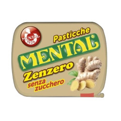 Pastiglie Mental - Mental Zenzero e Limone Senza Zucchero -...