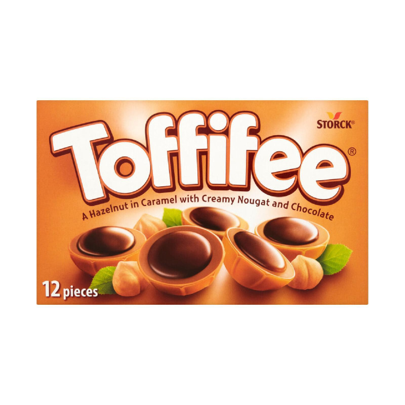 UK - Cioccolatini al Caramello - Storck - Toffifee - Caramello e Nocciola - 12 Pezzi