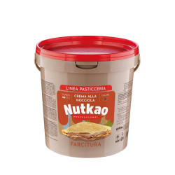 Crema Spalmabile - Nutkao - Crema alla Nocciola 7% - Secchiello Pet da 3 Kg