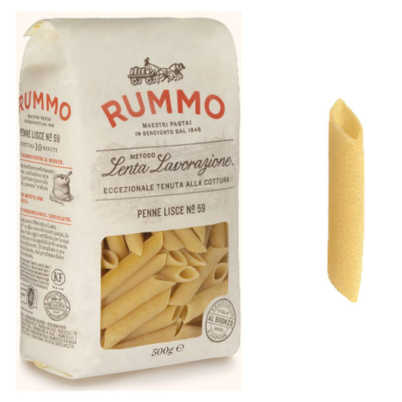 Pasta Rummo - 500 gr - Le Classiche - Penne Lisce N° 59