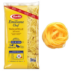 Emiliane Chef Pasta Barilla - Tagliatelle all'uovo - Food Service - 1 Kg