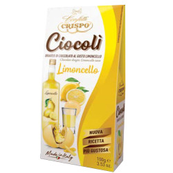 Dragees Crispo - Ciocoli' - Al Gusto di Limoncello Ricoperti di Cioccolato Bianco - 100 g