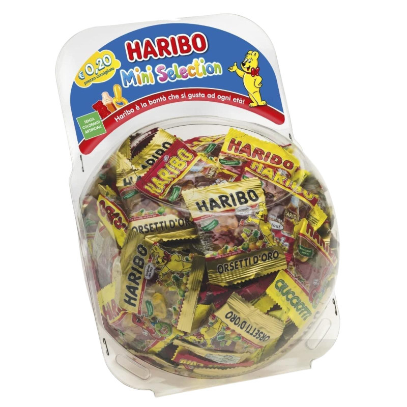 Caramelle Haribo - Mini Selection Bustine - 150 pz