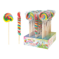 Lecca Lecca - Luna Park Lollipops - Arcobaleno Espositore 30 Pezzi da 25 gr 